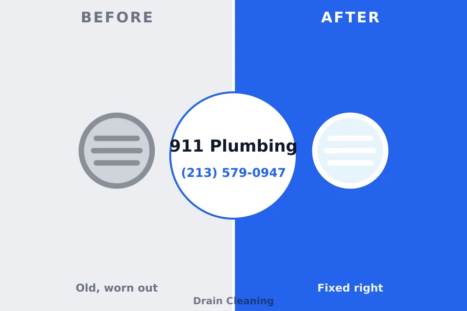 Before and after: plumbing repair Green Island, NY